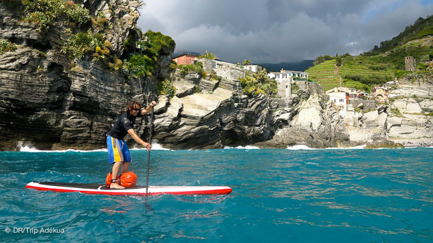 sup touring en Ligurie