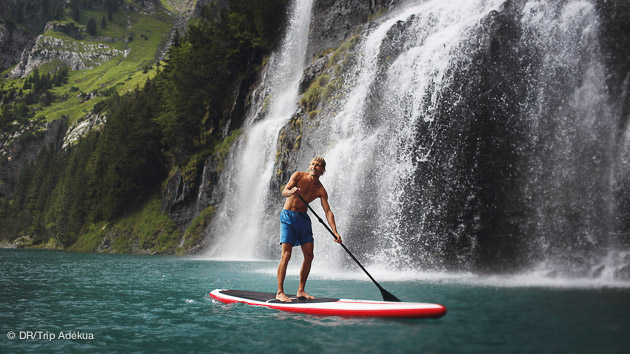 balade en Stand Up paddle sur les grands lacs de suisse romande