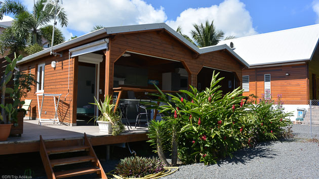 Cours et bungalow tout confort pour des vacances de rêves en Guadeloupe