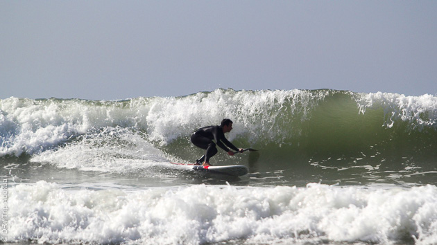Votre guide vous emmène sur les spots SUP selon votre niveau, autour d'Agadir