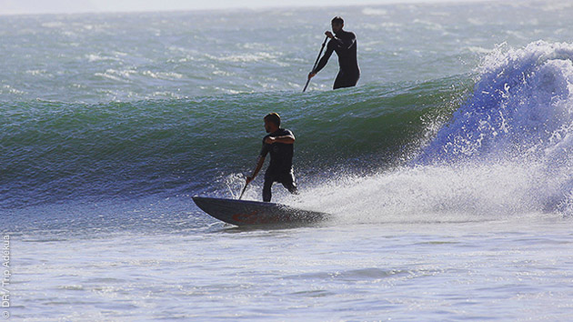 Sessions SUP avec matériel dans la région d'Agadir au Maroc, hébergement compris