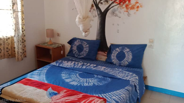 Séjour avec Chambre double en surf house au Sénégal