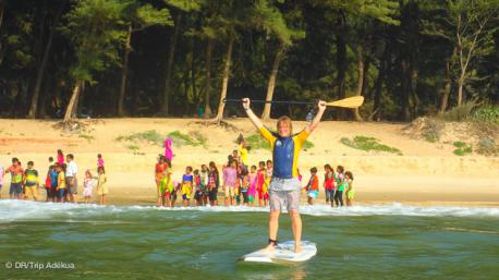 vos vanaces stand up paddle en Inde à Goa